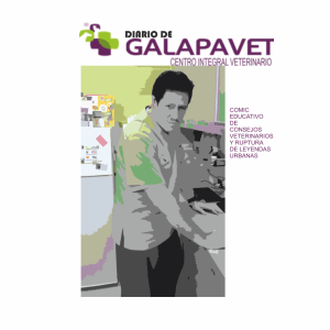 Cómic publicitario de Galapavet