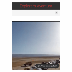 Rediseño página web explorersaventura.com