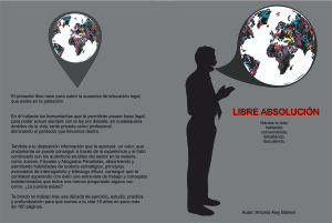 Cubiertas del libro: Libre absolución
