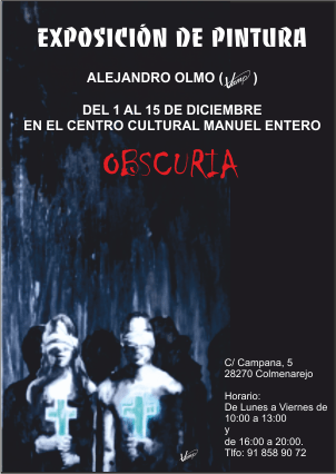 Cartel Exposición Centro cultural Manuel Entero