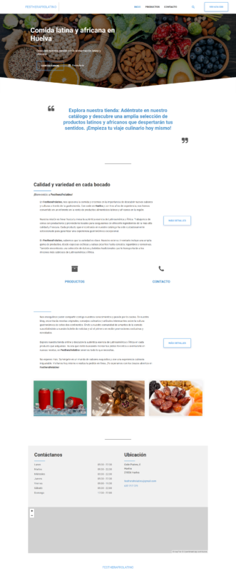 COMIDA AFRICANA Y LATINA