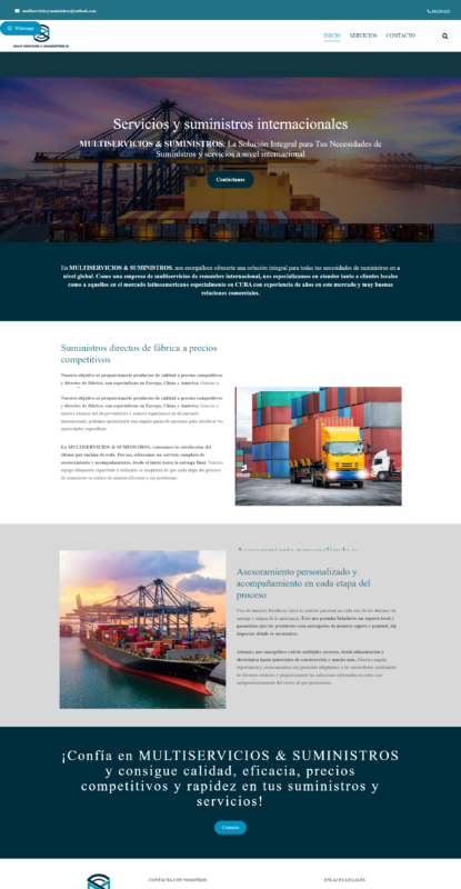 Web de multiservicios